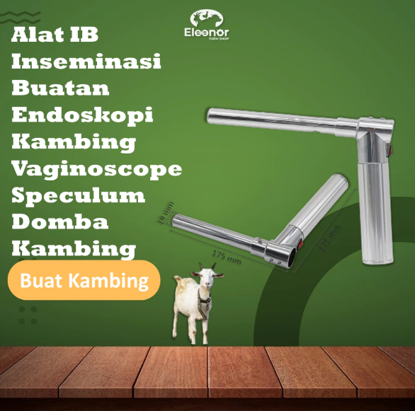 Alat IB Inseminasi Buatan Endoskopi Vaginoscope Speculum Sapi Domba Kambing