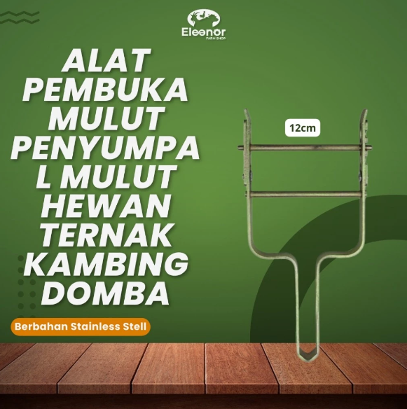 Alat Pembuka Mulut Hewan Penyumpal Mulut Ternak Domba Kambing Sapi Kuda Tipe 2