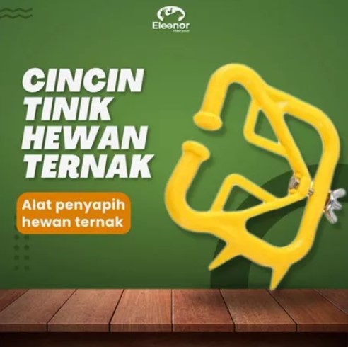 Alat Penyapih Anak Sapi, Kuda, Kerbau Cincin Duri Tinik Hidung Sapi Bahan Plastik