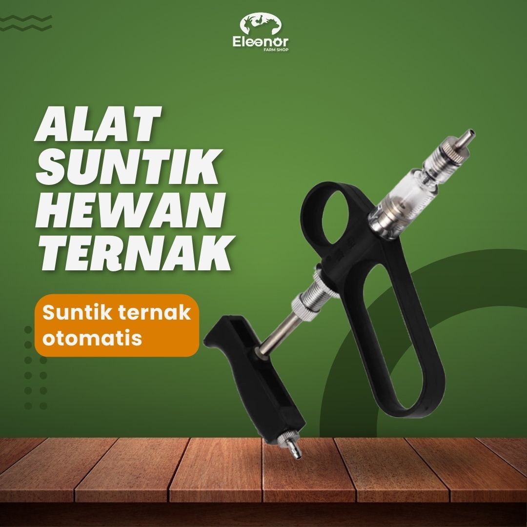 Alat Suntik Hewan Ternak Otomatis Vaksin Unggas Ayam Broiler Bebek Kambing Domba Kapasitas 2Ml