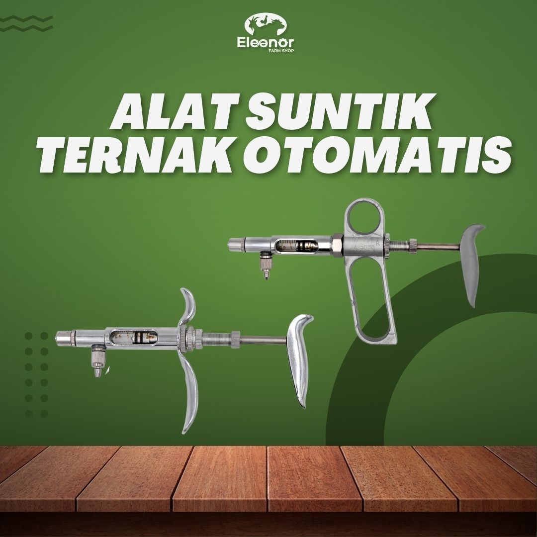 Alat Suntik Hewan Ternak Otomatis Vaksin Unggas Ayam Petelur Broiler Unggas Bebek Kapasitas 2Ml