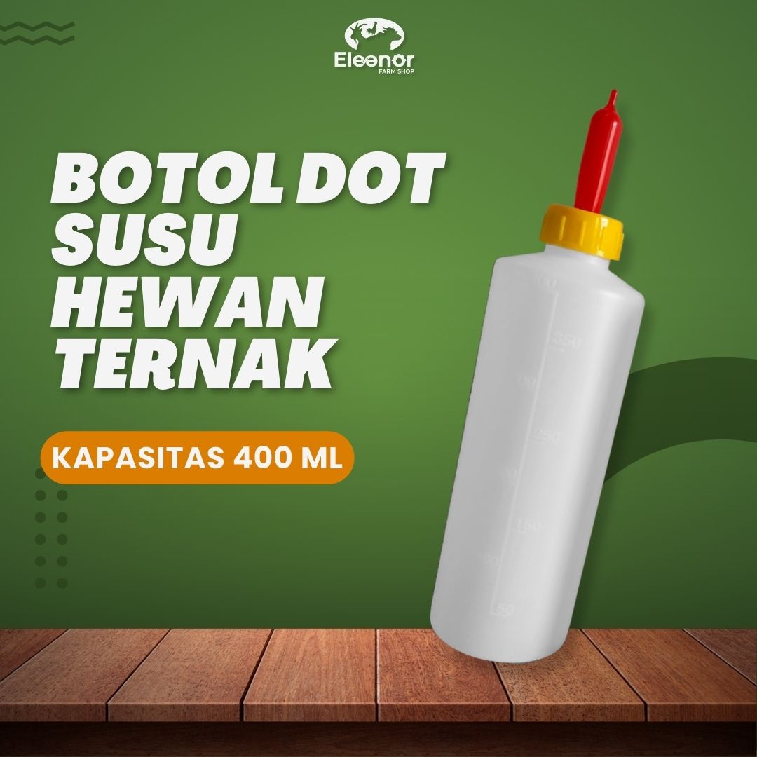 Botol Dot Anak Kambing Anak Domba Anak Cempe Kapasitas 400 Ml