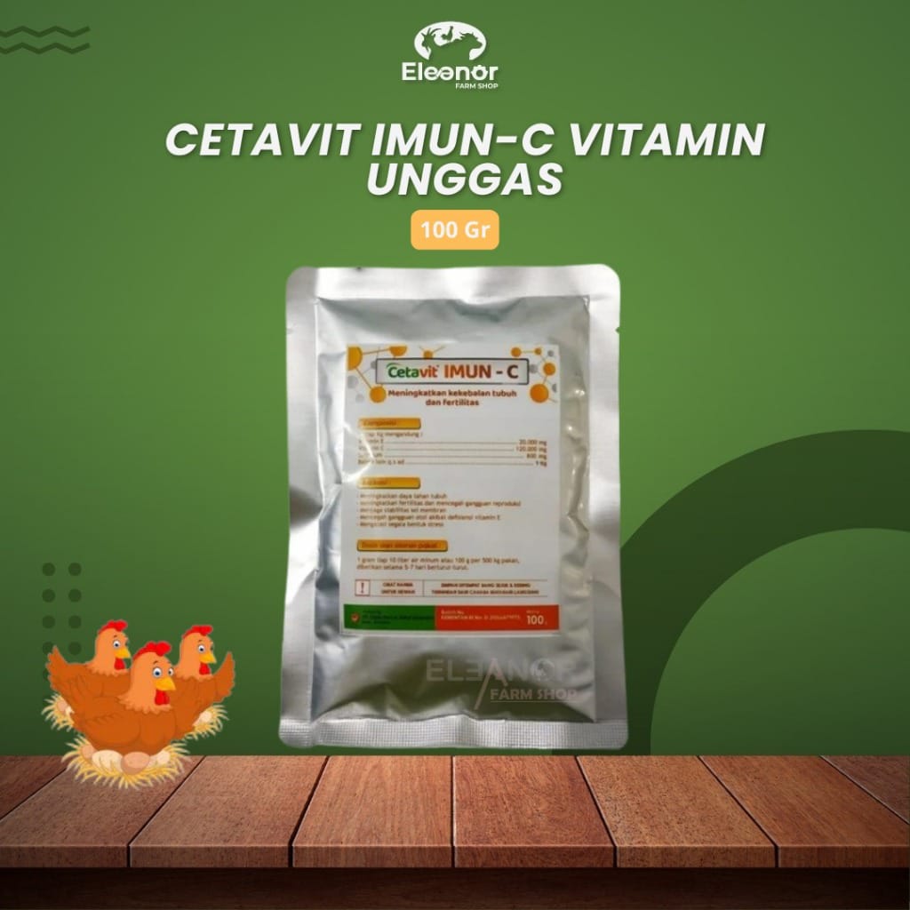 CETAVIT IMUN C Ternak Ayam Bebek Unggas 100 Gram