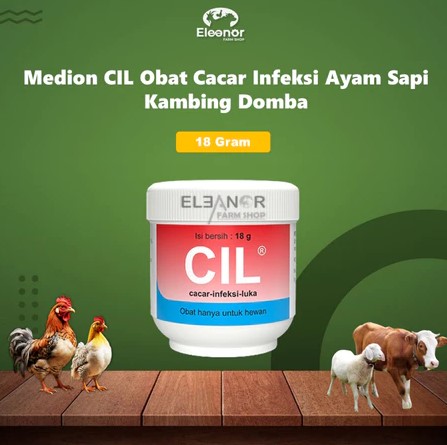 Cil Salep 18 Gram Medion - Obat Oles Cacar Luka Salep untuk Ayam Infeksi Luka Sorehock Kelinci Kucing Ayam Medion