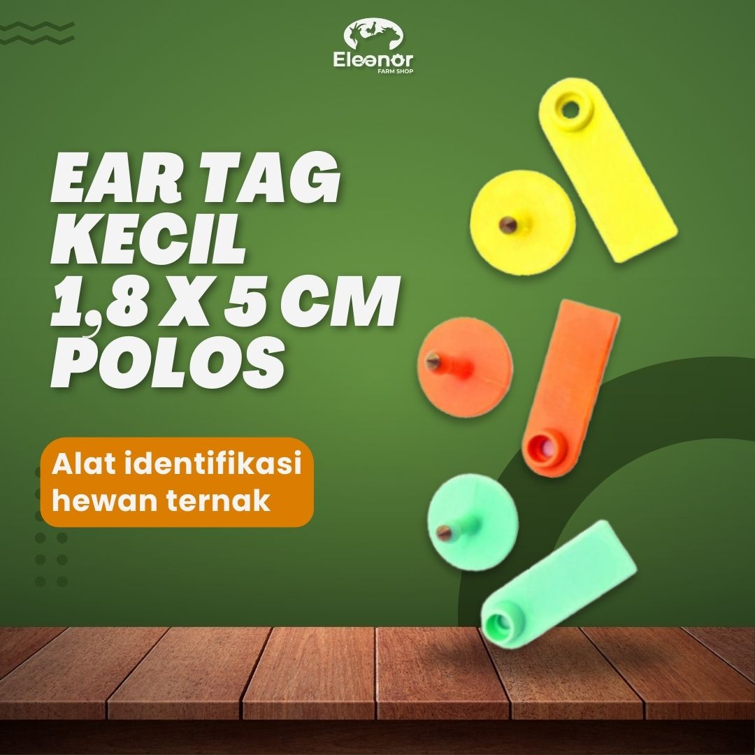 Eartag small eartag kecil kambing domba babi polos tanpa nomor