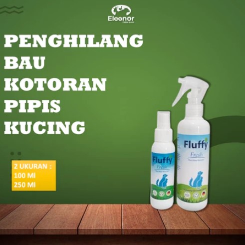 Fluffy Spray Fresh Magic Obat Penghilang Bau Kotoran Pesing Pipis Kencing Kucing
