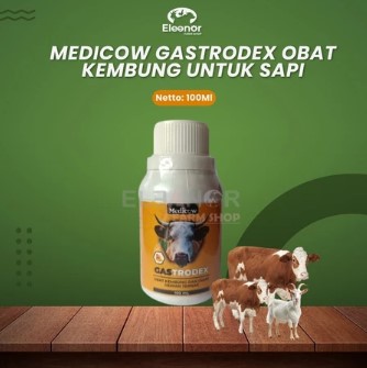 Gastrodex Obat Kembung Diare Hewan Ternak Sapi Kambing Domba - Medicow 100ml
