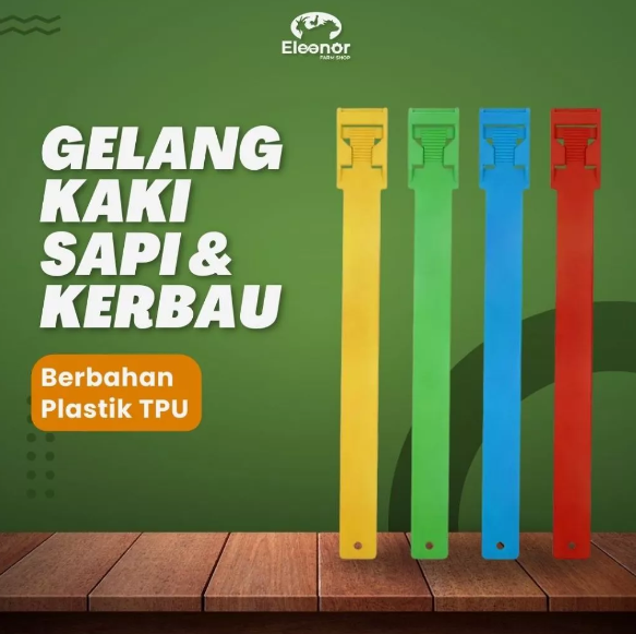 Gelang Kaki Sapi Cincin Tanda Kaki Ternak Sapi Kerbau