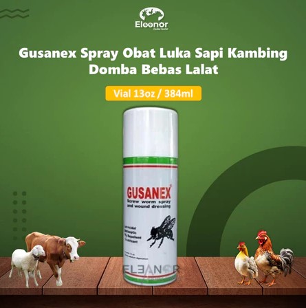 Gusanex Spray - Obat Luka Hewan Antiseptik dan Anti Lalat