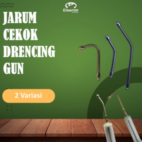Jarum Cekok Loloh Sapi Kambing Domba Babi Needle Drencher Stainless Steel