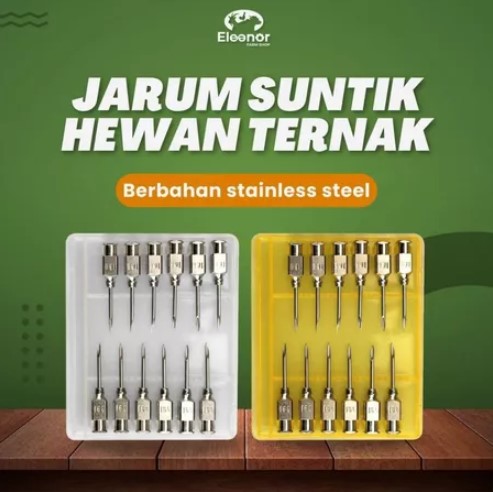 Jarum Suntik Stainless Steel Vaksin Ternak