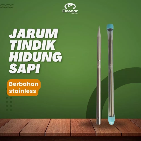Jarum Tindik Hidung Sapi Kerbau Stainless Steel