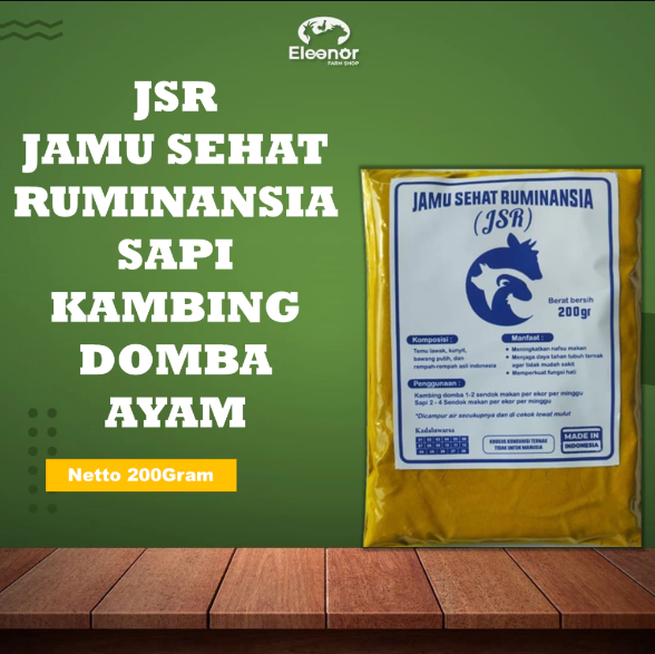 JSR Jamu Sehat Ruminansia untuk Sapi Kambing domba