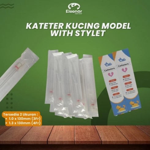Kateter Urine Kucing Cat Catheter Varian With Stylet
