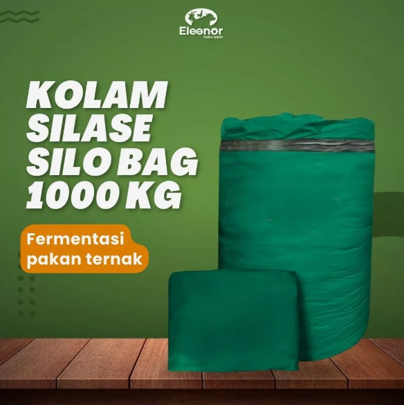 Kolam Silase Silo Bag Kolam Pakan Fermentasi Ternak Kambing Domba Sapi Kapasitas 1000kg Premium