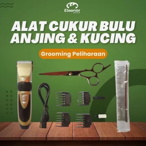 Mesin Alat Cukur Bulu Anjing Pet Grooming Hair Clipper Kit