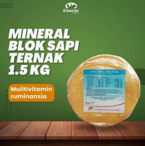 Mineral Blok Utuh 1,5Kg Multivitamin Untuk Ruminansia Kambing Domba