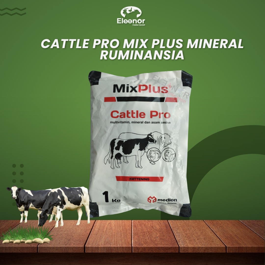 Mix Plus Cattle Pro Medion 1 KG Premix Penggemuk & Nafsu Makan Kambing Sapi Domba