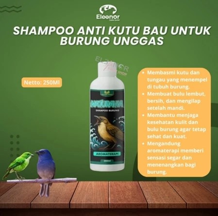 NATURAVIA 250ml Shampoo Burung Aromaterapi Bersihkan Kutu Menghilangkan Bau Shampo Burung Bulu Lembut