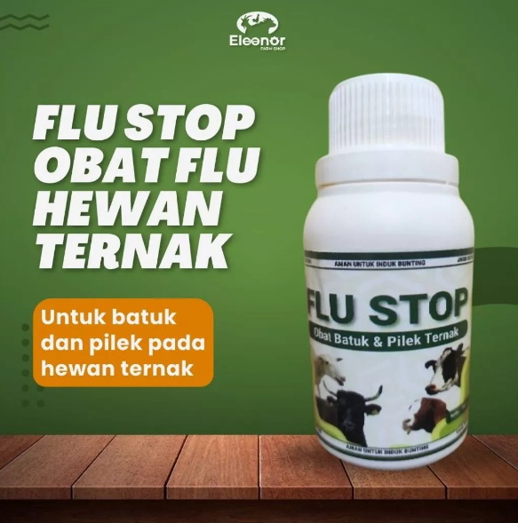 Flu Stop Obat Batuk Pilek untuk Sapi Kambing Domba