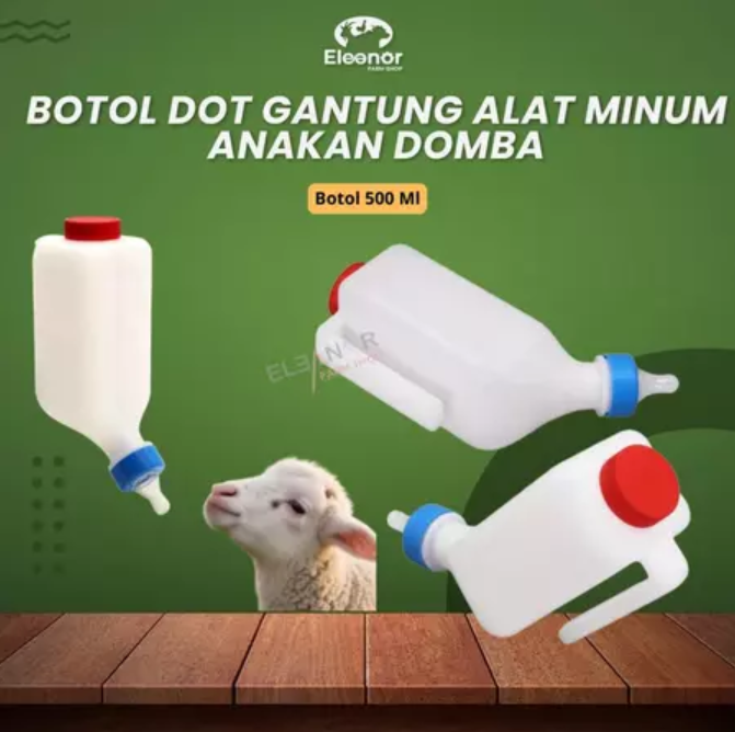 Dot Cempe Botol Susu Gantung 500ml Untuk Ternak Kambing Domba Babi