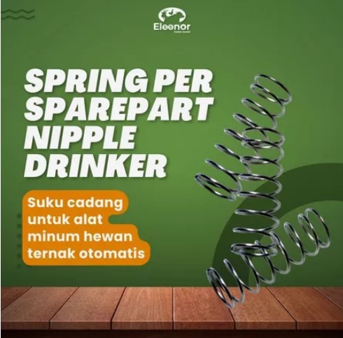 Per Spring Sparepart Nipple Drinker Babi Domba Besi 10 pcs