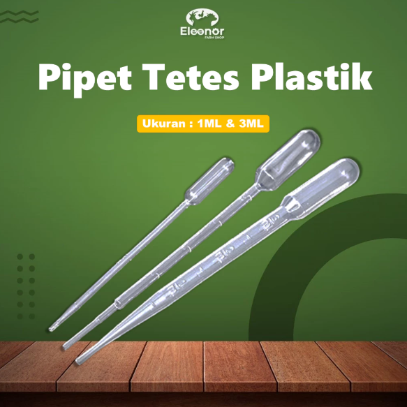 Pipet Tetes Plastik Ukuran 1ml dan 3ml