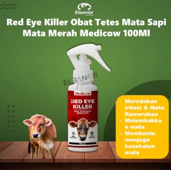Red Eye Killer Obat Tetes Mata Sapi Mata Merah - Medicow 100Ml