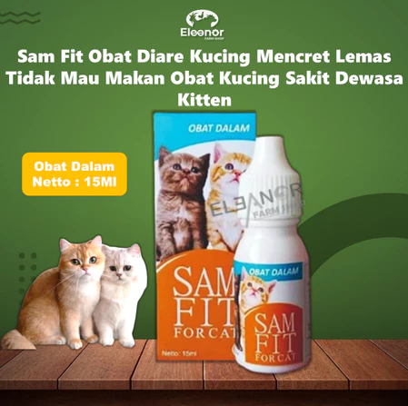 Sam Fit Obat Diare Kucing Mencret Lemas Tidak Mau Makan Obat Kucing Sakit Dewasa Kitten Obat Dalam untuk Kucing 15Ml