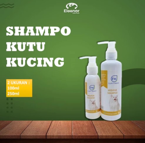 Shampoo Penghilang Kutu Kucing Medifur Sampo Fluffy Magic