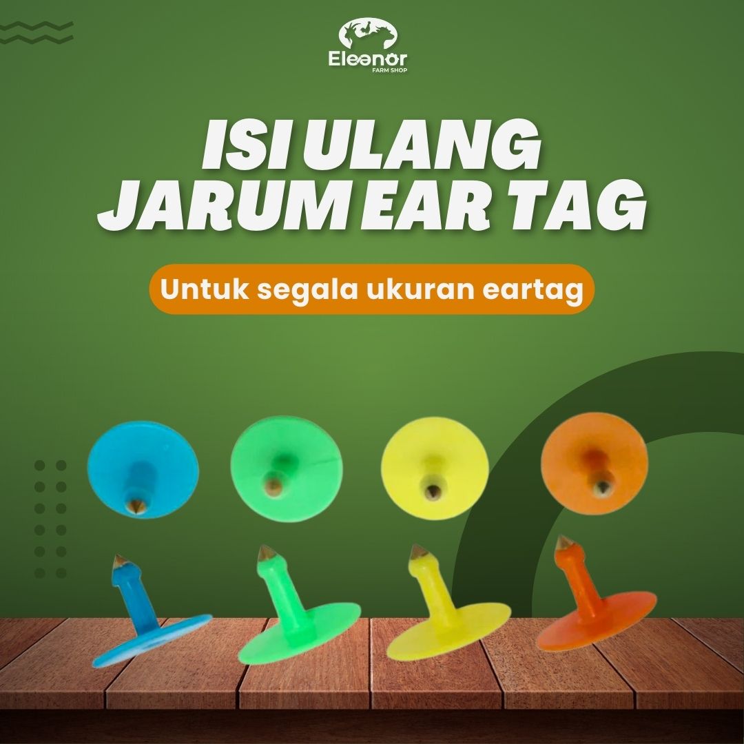 Sparepart Isi Ulang Ear Tag Kambing Domba Sapi Babi / Nail Ear Tag Replacement
