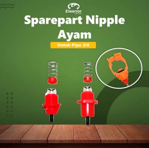 Sparepart Nipple Alat Minum Ayam Otomatis Ujung Nipel Nipple Ayam