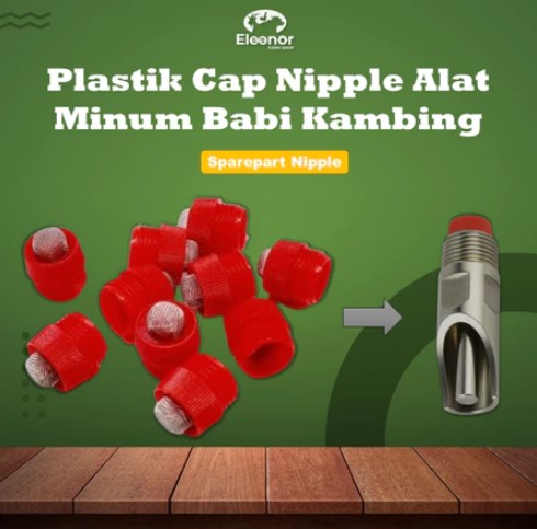Sparepart Suku Cadang Nipple Plastik Cap Alat Minum Babi Kambing