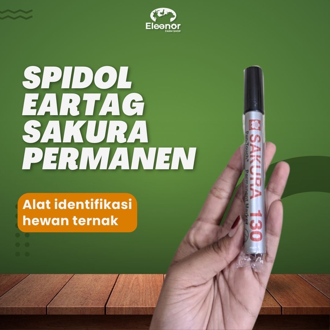 Spidol Untuk Eartag Nec Tag SAKURA Permanent Eartag Marker Warna Hitam