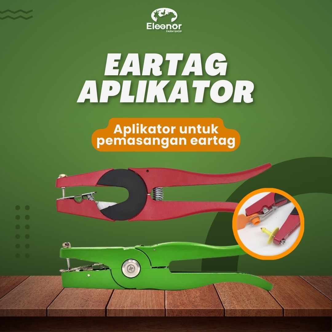 Tang Aplikator Eartag Applikator Applikator Applicator Eartag Ear Tag Tang Penanda Telinga Kambing Domba Babi Sapi