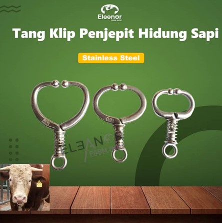 Tang Klip Penjepit Hidung Sapi Cincin Sapi Kerbau Stainless Steel