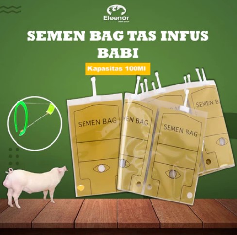 Tas Infus Babi Semen Bag Inseminasi Buatan