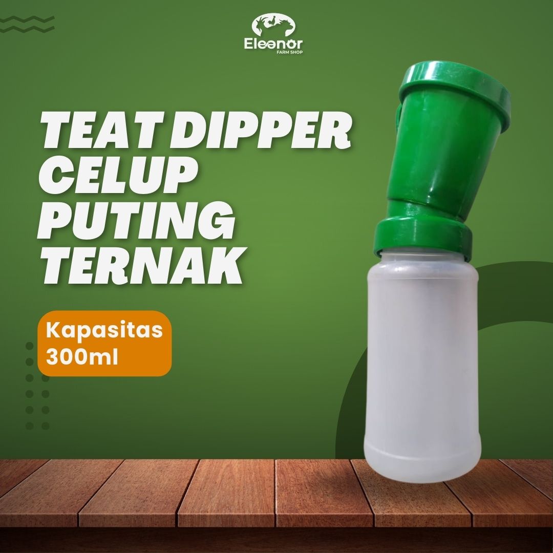 Teat Dipper Celup Puting Untuk Hewan Ternak Sapi Kambing