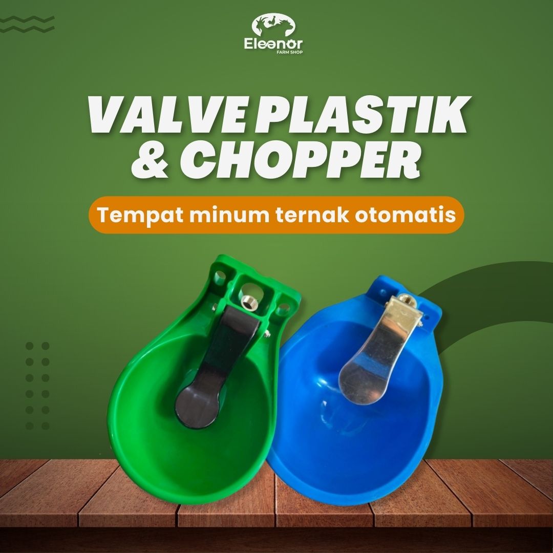 Tempat Minum Sapi otomatis Wadah Minum Sapi Valve Chopper dan Valve Plastik Sapi