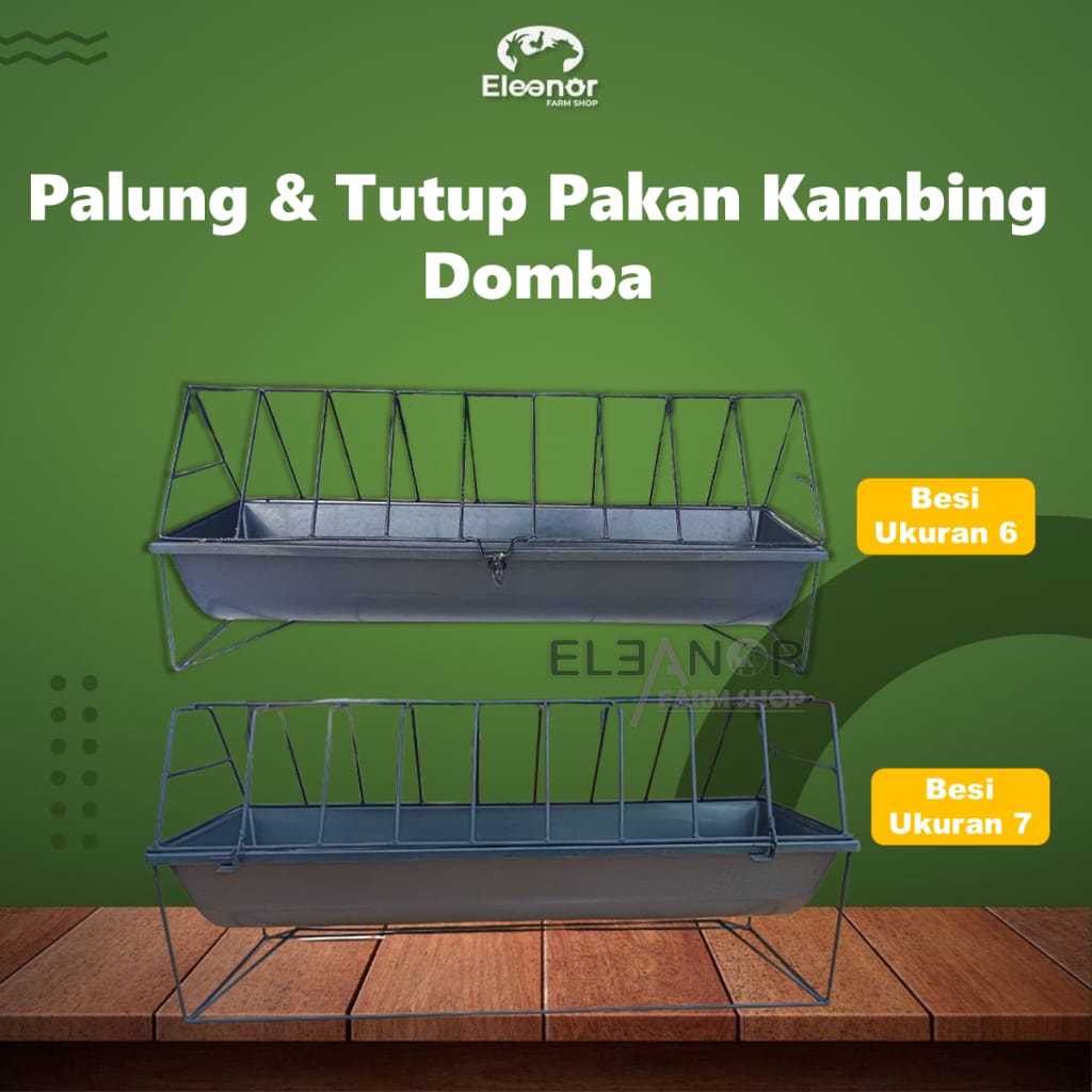 Tempat Pakan Kandang Modern Kambing Domba Warna Palung Pakan Ternak kambing