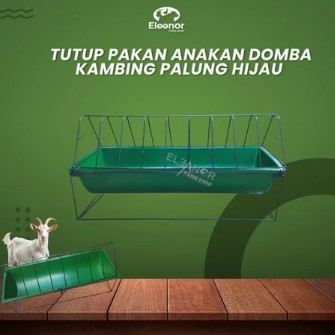Tutup Palung Pakan Anakan Domba Kambing Palung Hijau