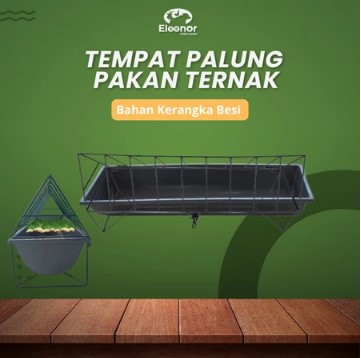 Tutup Palung Pakan Talang Pakan Kambing Tempat Pakan Cempe Kambing Domba Besi