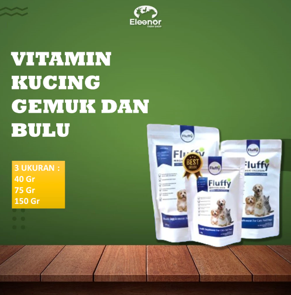 Vitamin Kucing dan Penggemuk Kucing Fluffy Magic